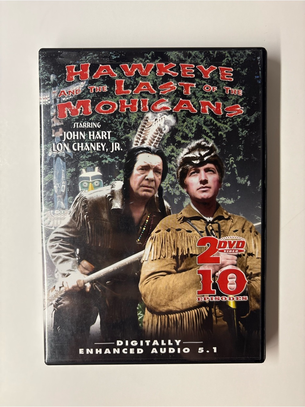 Hawkeye and the Last of the Mohicans (DVD) - Classic Adventure in Black and Tan